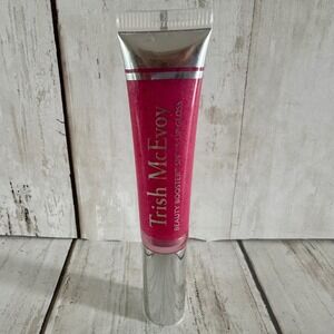 Trish McEvoy Sexy Rose Beauty Booster Lip Gloss .28 oz Shimmer Pink